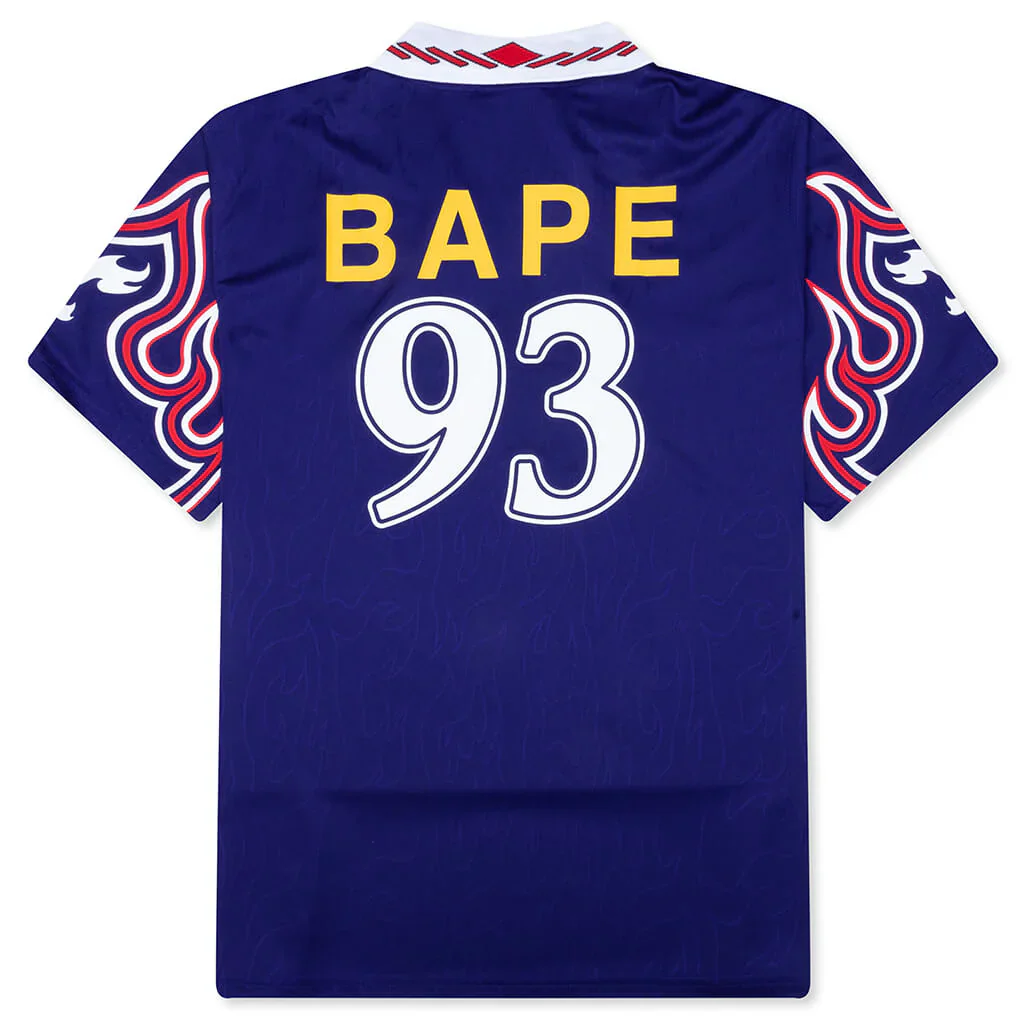 Adidas x BAPE Short Sleeve Flame Jersey - Image 2