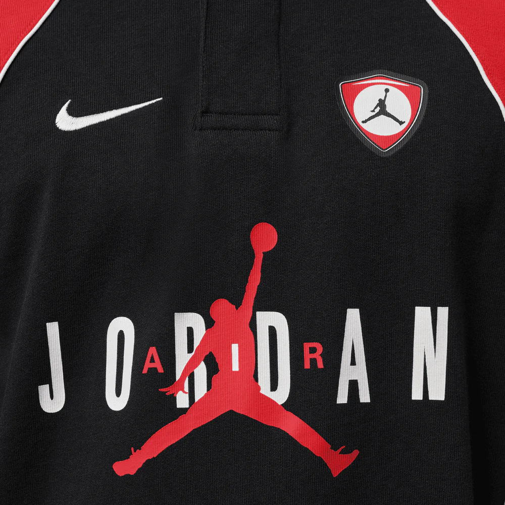 Air Jordan Flight Long-Sleeve Polo Jersey - Image 3