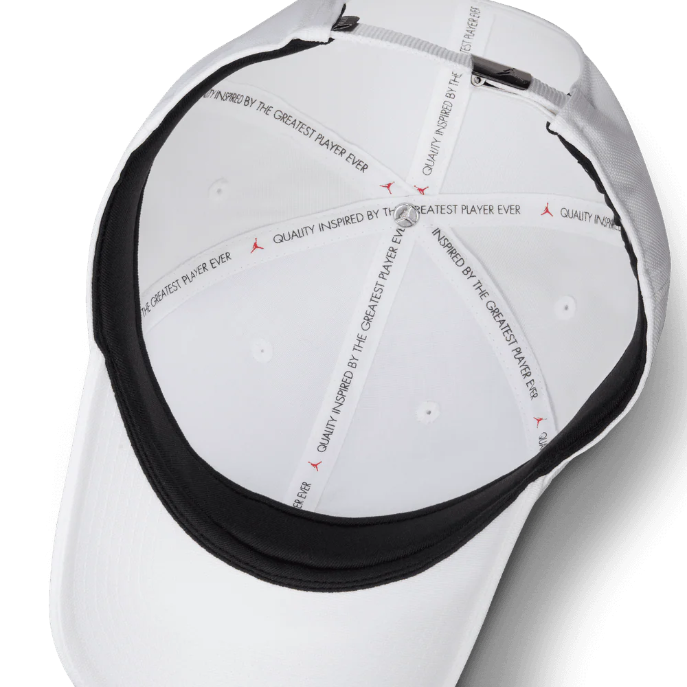 Air Jordan Rise Structured Metal Jumpman Hat 'White/R511' - Image 2