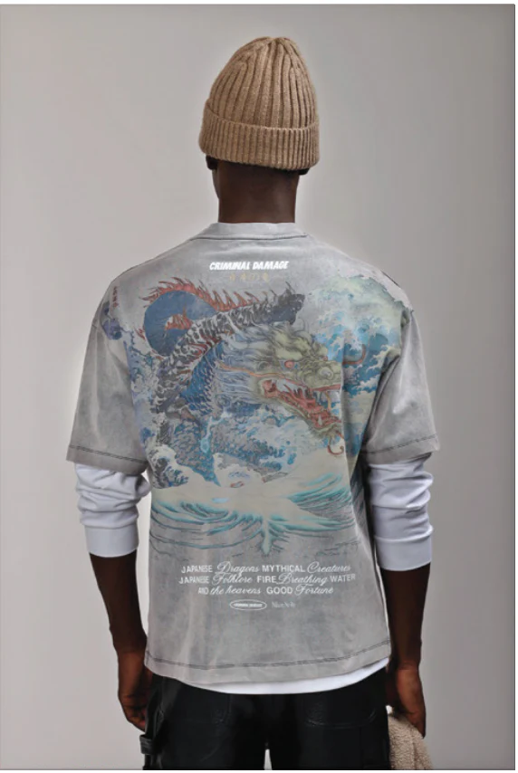 Criminal Damage Dragon Wave Tee - Image 2