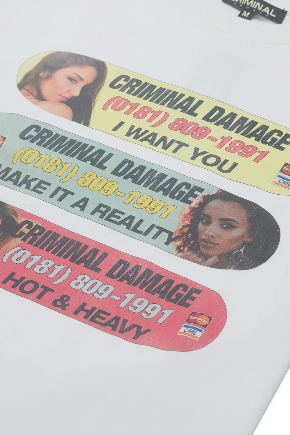 Criminal Damage Hotline Reality Tee - Image 4