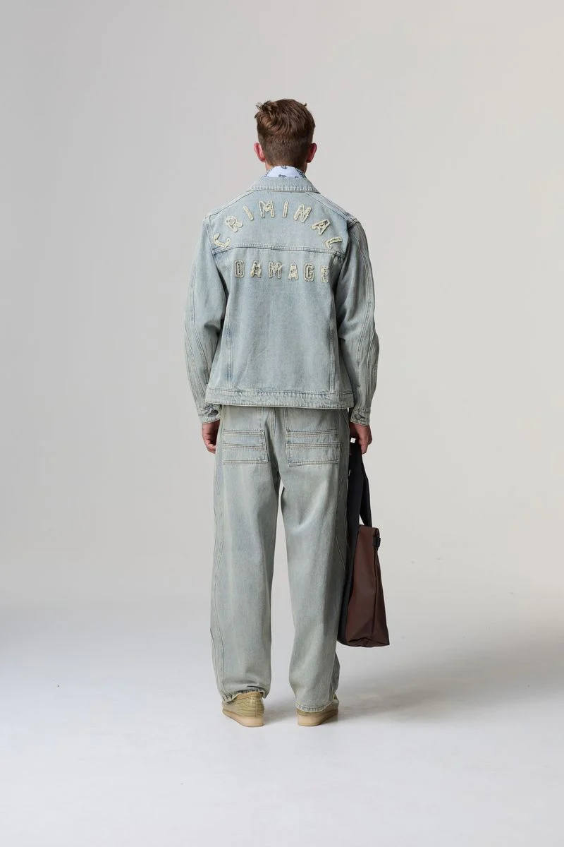 Criminal Damage Wavy Denim Jean - Image 2