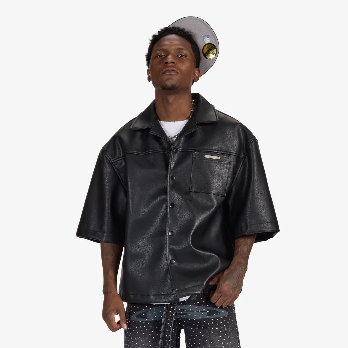 Gala Rico Leather Shirt - Image 8