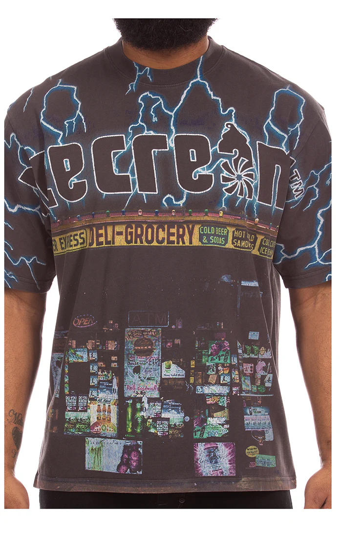 Icecream Static Knit Oversize Tee