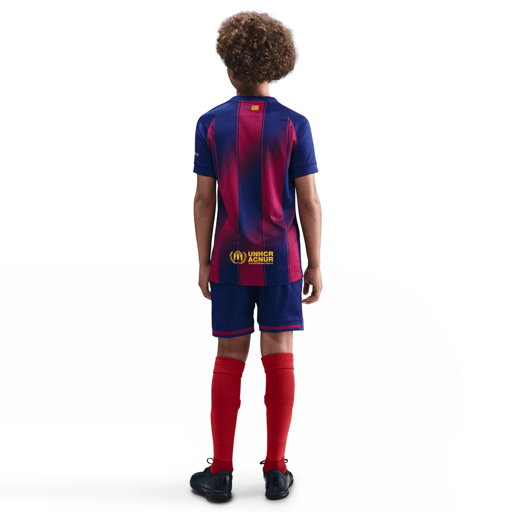 Kids Nike FC Barcelona 2025/26 Stadium Home Jersey - Image 4