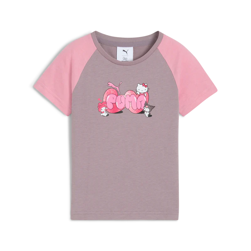 Kids Puma X Hello Kitty Friends Slim Tee - Image 3