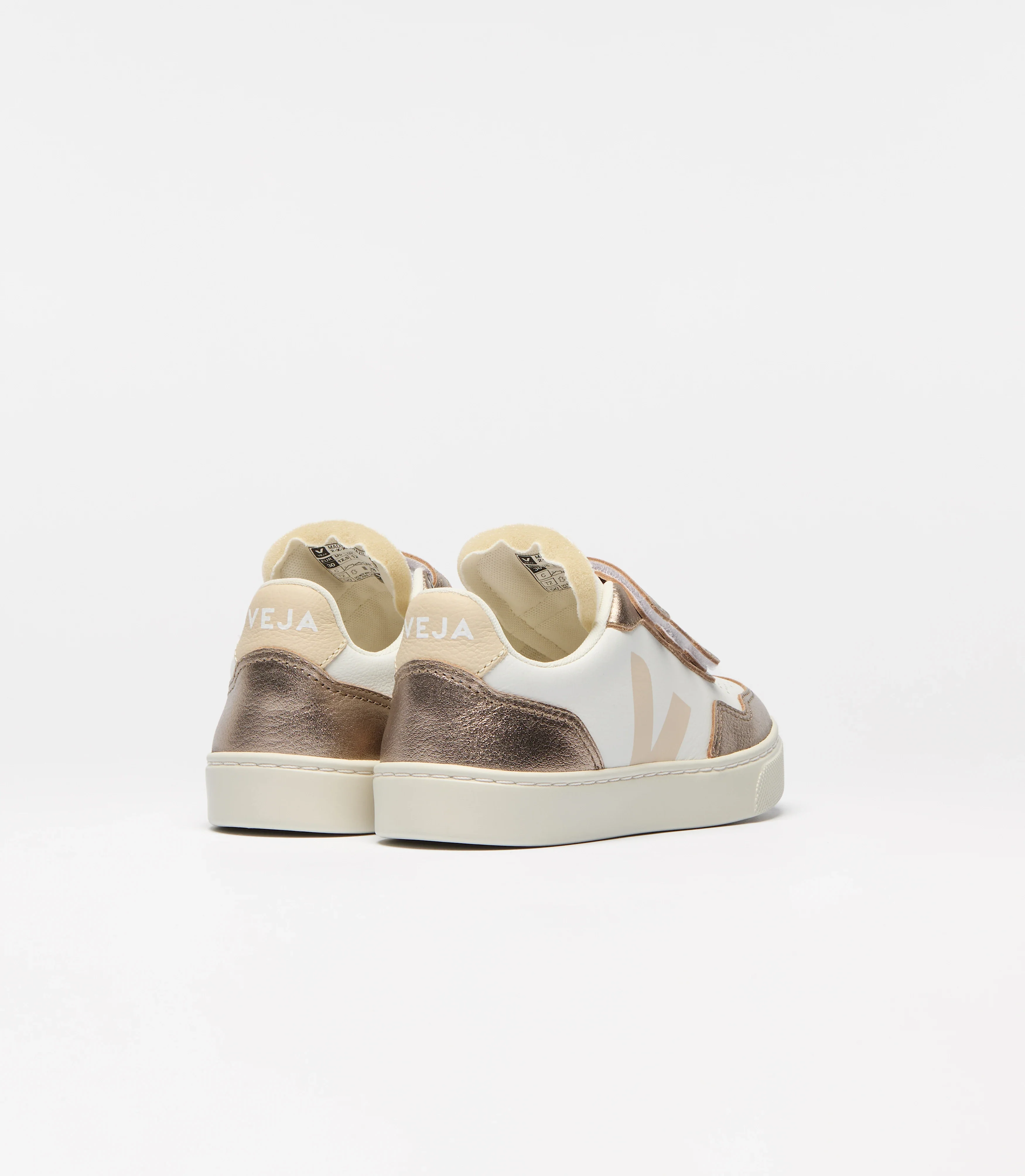 Kids Veja Small V-90 Leather - Image 2