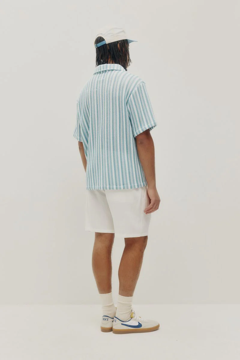 Kuwalla Crochet Stripe Shirt - Image 3