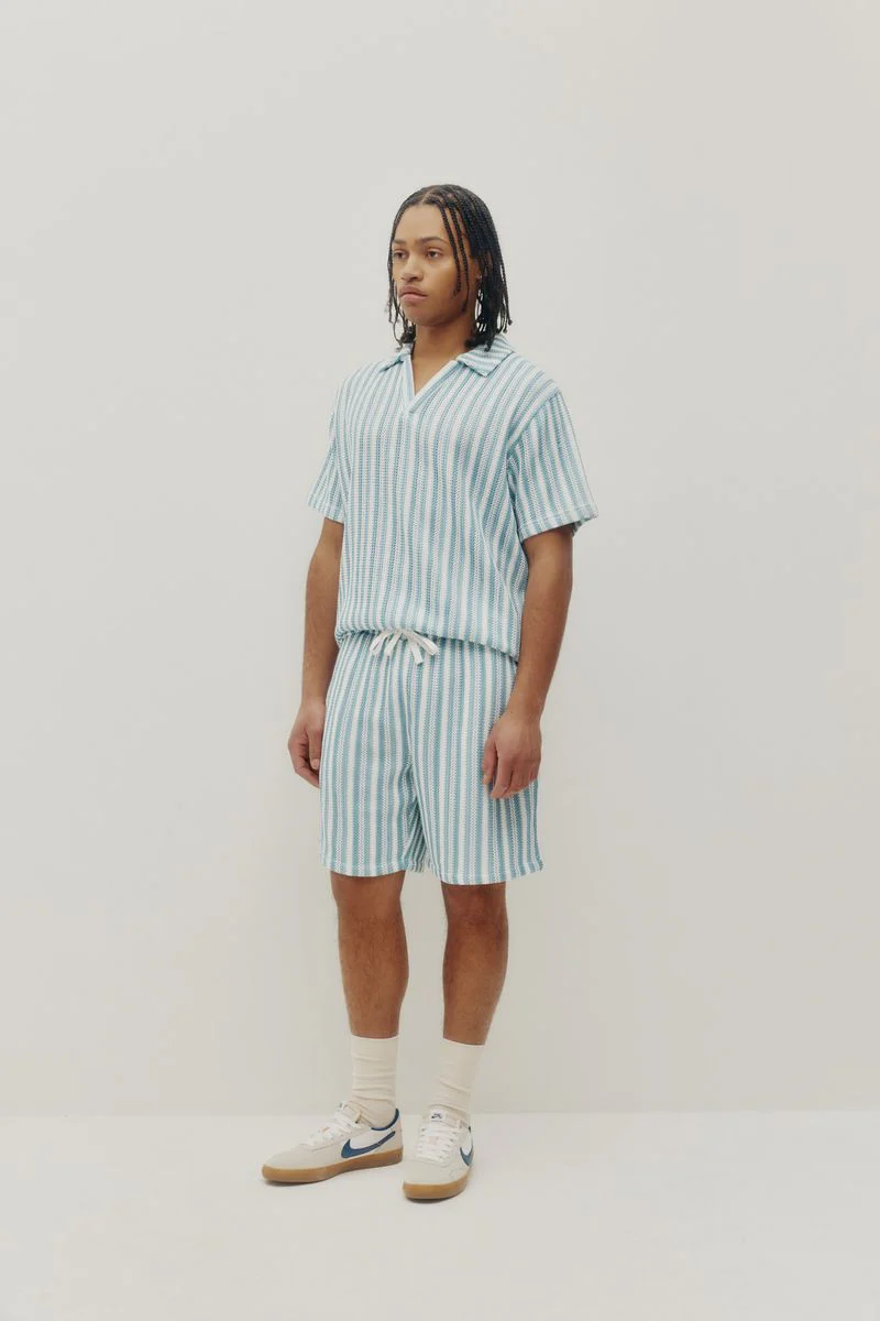 Kuwalla Crochet Stripe Shorts - Image 3