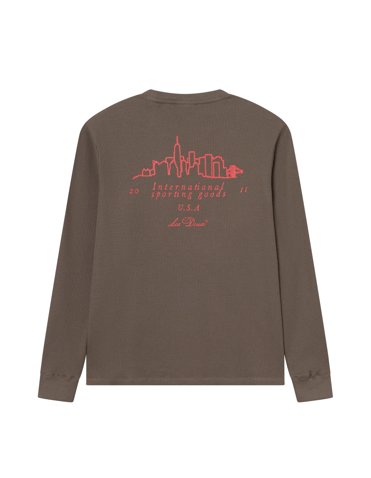 Les Deux Brady Skyline Waffle LS T-Shirt - Image 2