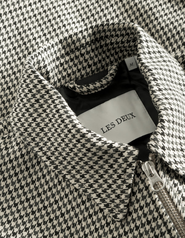Les Deux Como Coach Houndstooth Jacket - Image 4