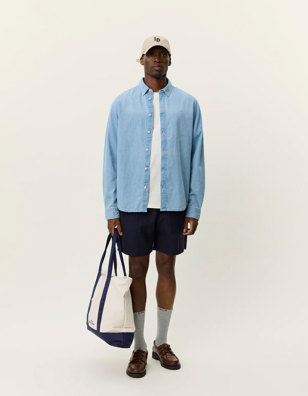Les Deux Konrad Denim Shirt - Image 6