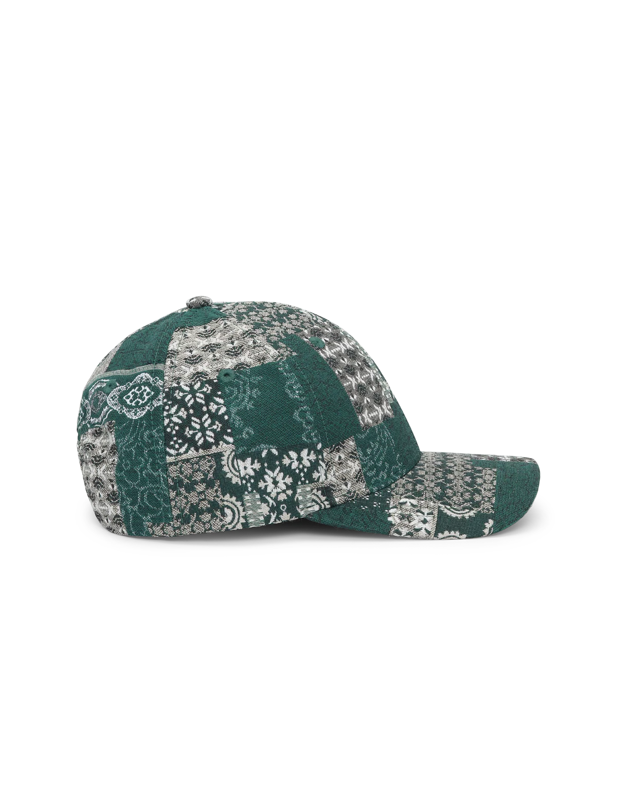 Les Deux Patchwork Jacquard Baseball Cap - Image 3