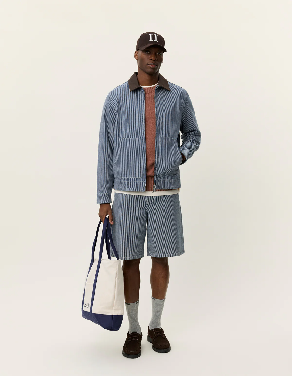 Les Deux Robert Striped Jacket - Image 6