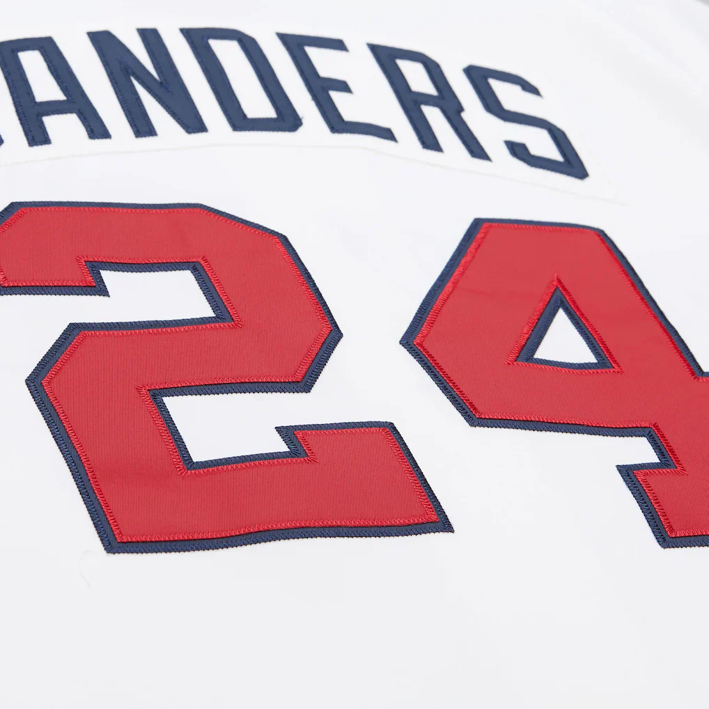 M&N MLB Atlanta Braves 1992 Deion Sanders Authentic Jersey - Image 3