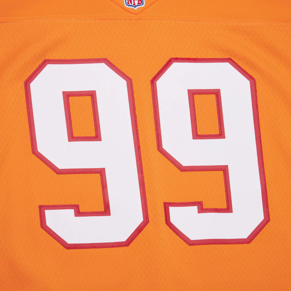 M&N NFL Buccaneers 1995 Warren Sapp Dark Jersey - Image 5