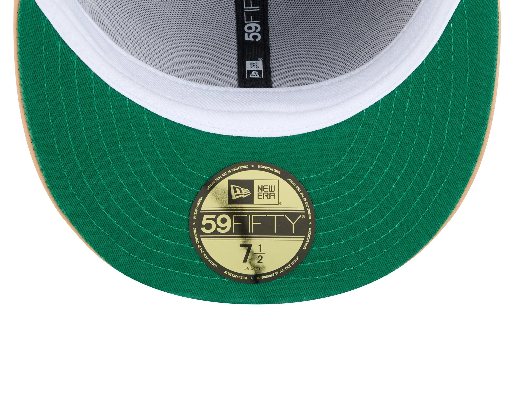 New Era 5950 Chicago Blackhawks Leather Visor Fitted Hat - Image 2