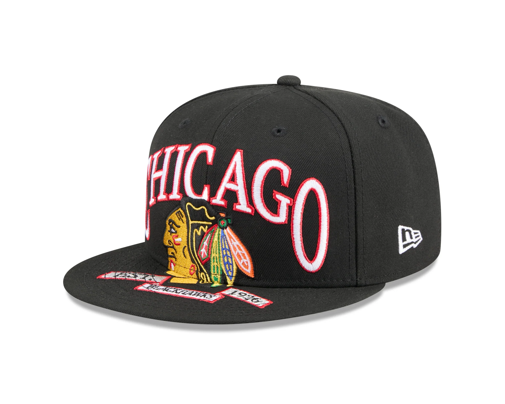 New Era 5950 Chicago Blackhawks Oversized Fitted Hat - Image 5