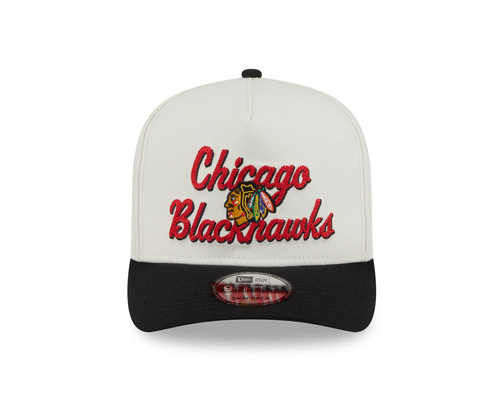 New Era 950 A-Frame Chicago Blackhawks Chainstich Snapback Hat