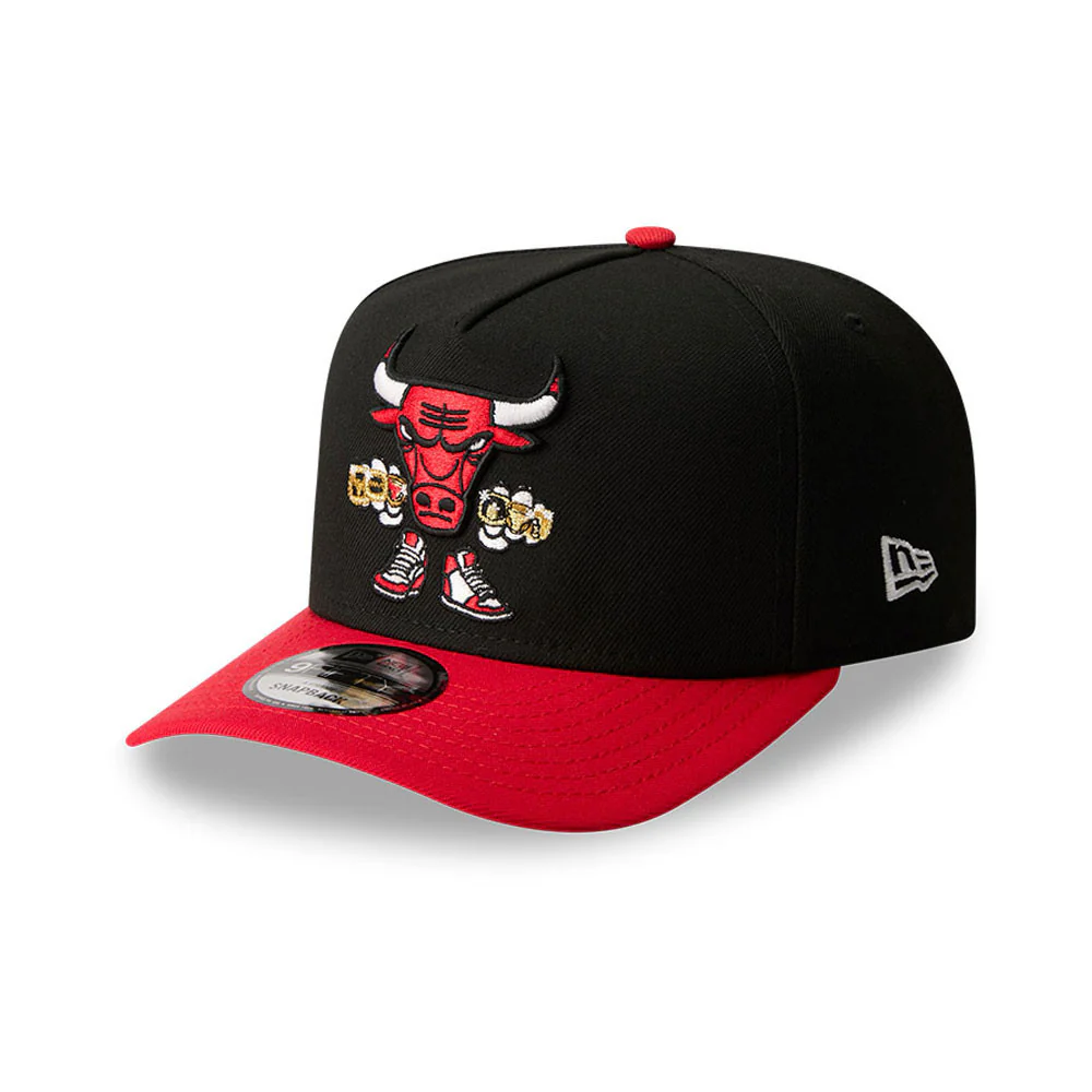 New Era 950 A Frame Chicago Bulls Cartoon Snapback Hat - Image 5