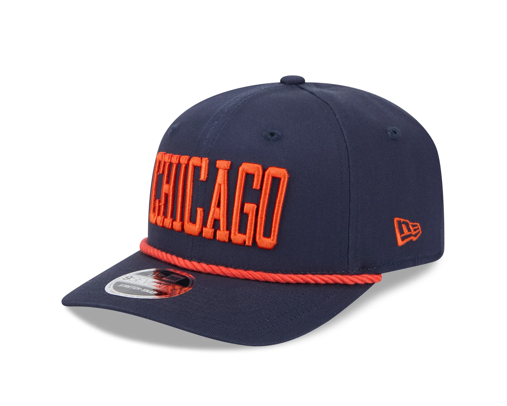 New Era 970 Chicago Bears Wordmark Stretch Snap Hat - Image 7