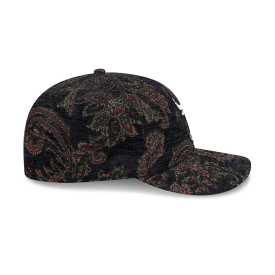New Era x Three Looms 5950 Pinched Crown Chicago Bulls Jacquard Chenille Fitted Hat - Image 6