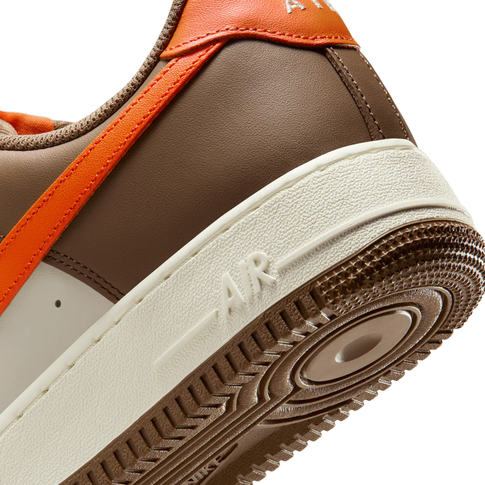 Nike Air Force 1 Mosswood Brown/Campfire Orange' - Image 7