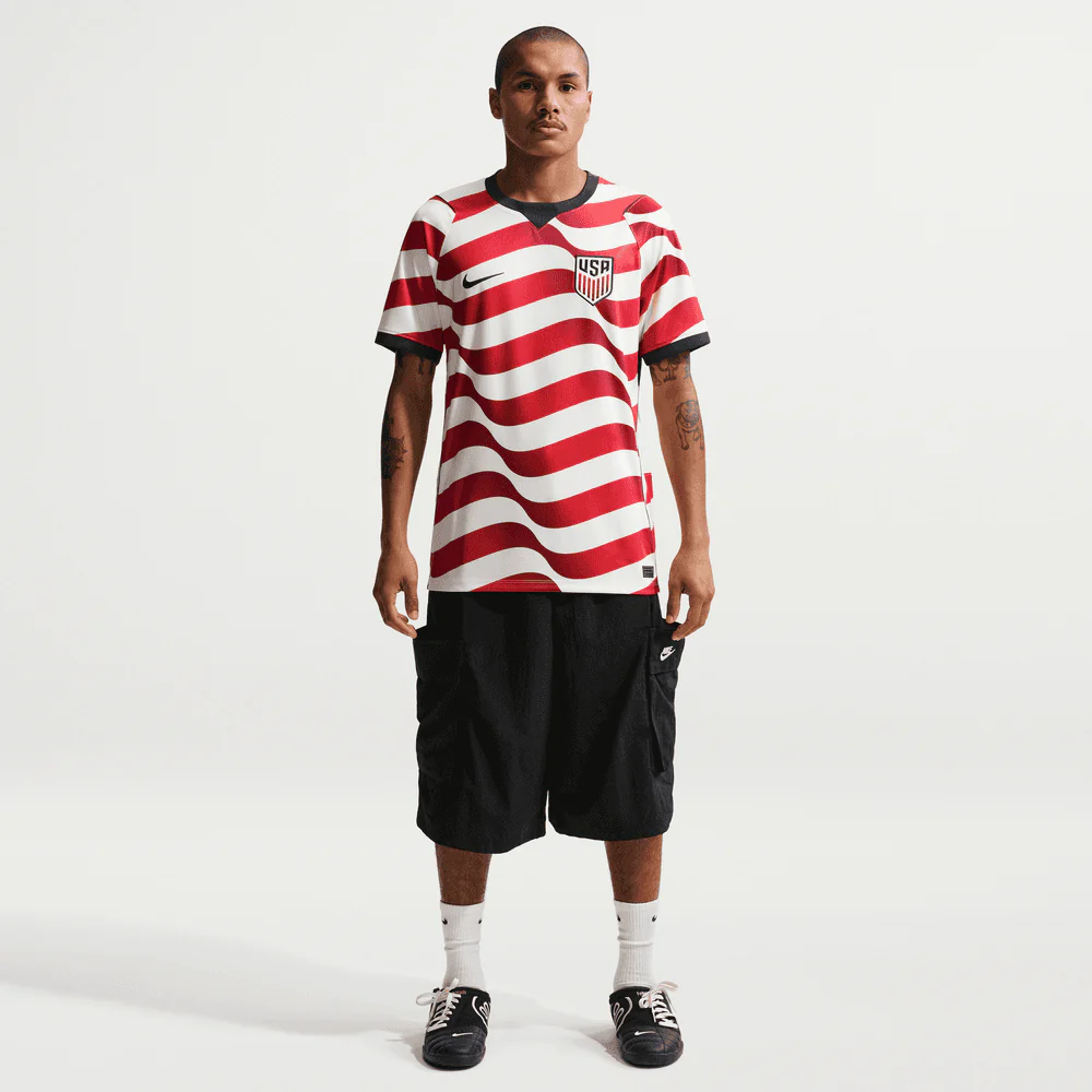 Nike USA Dri-Fit Jersey Short Sleeve Stadium Home - Image 3