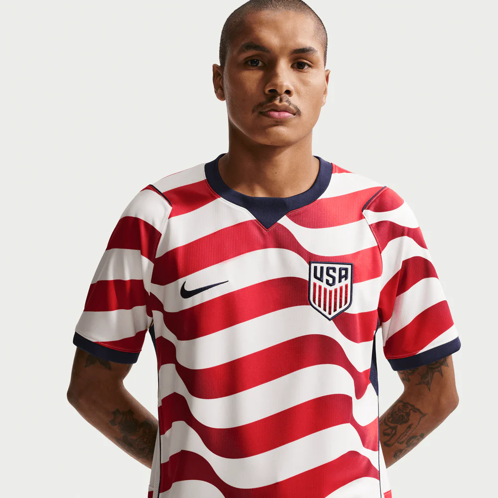 Nike USA Dri-Fit Jersey Short Sleeve Stadium Home - Image 6