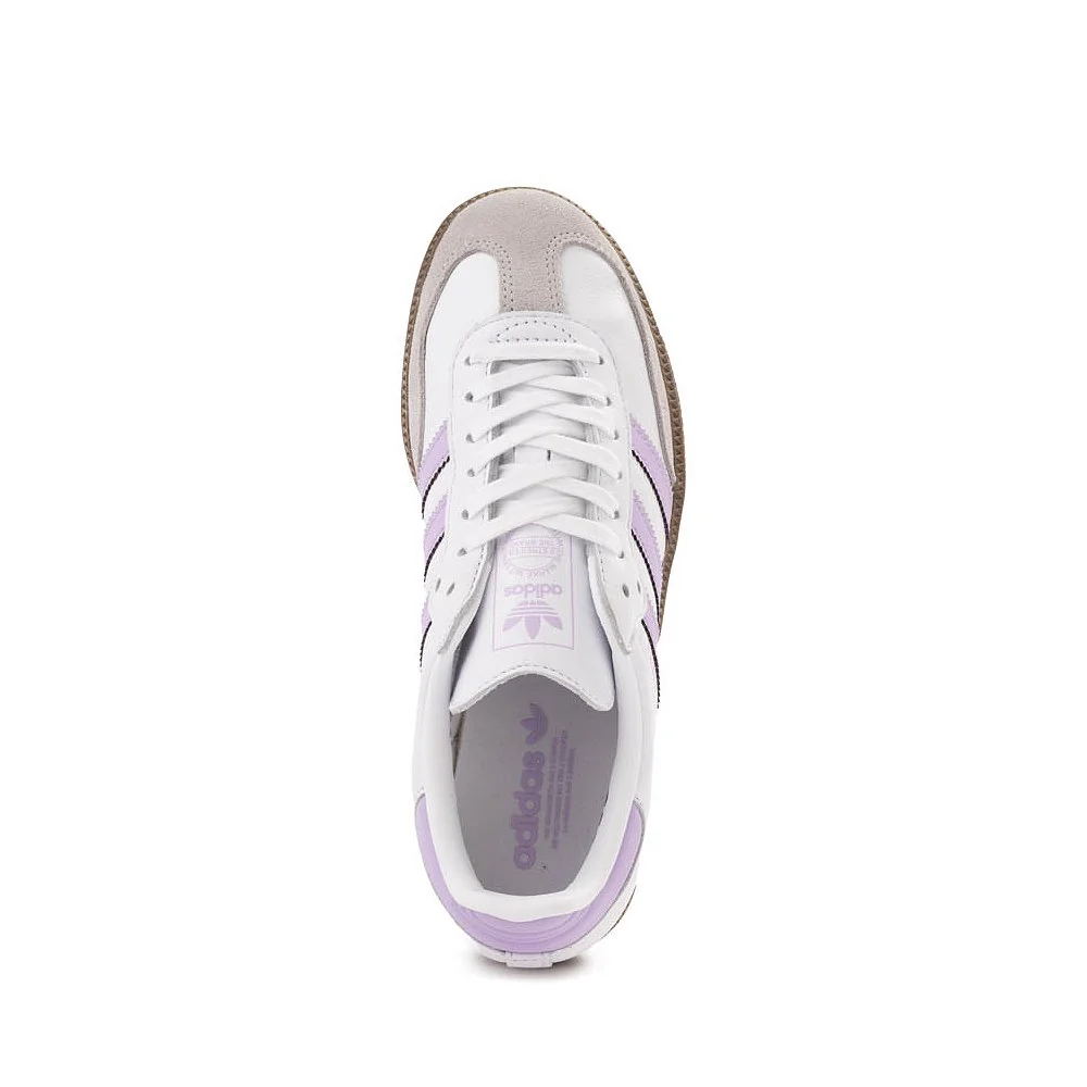 PS Adidas Samba OG 'Cloud White / Powder Plum / Gum' - Image 4