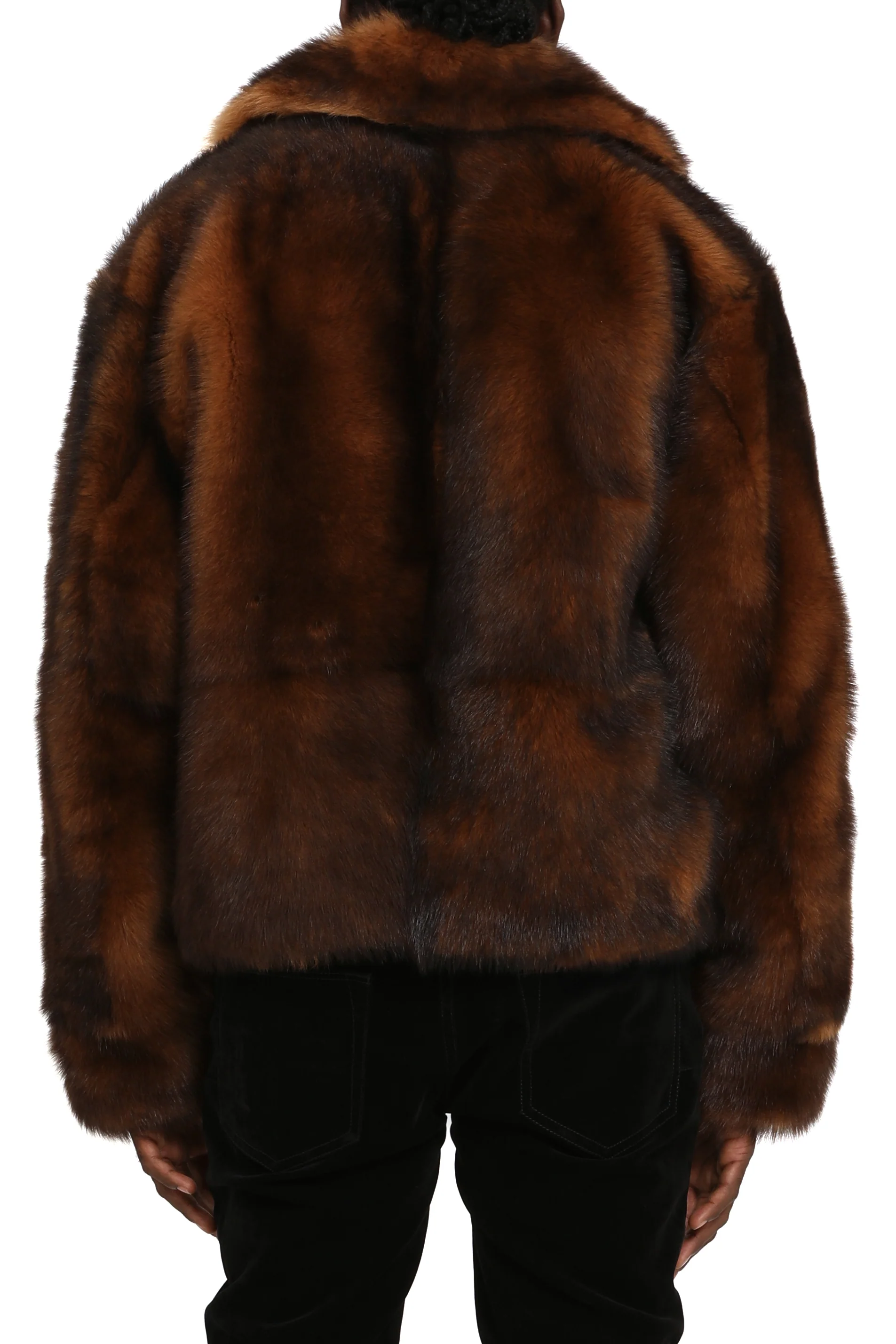 Purple Brand Shearling Zip Up Jacket - Image 2