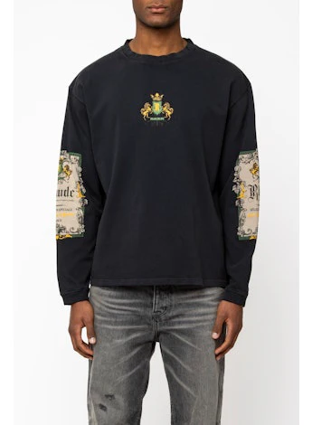 Rhude Bordeaux Reserve Long Sleeve Tee