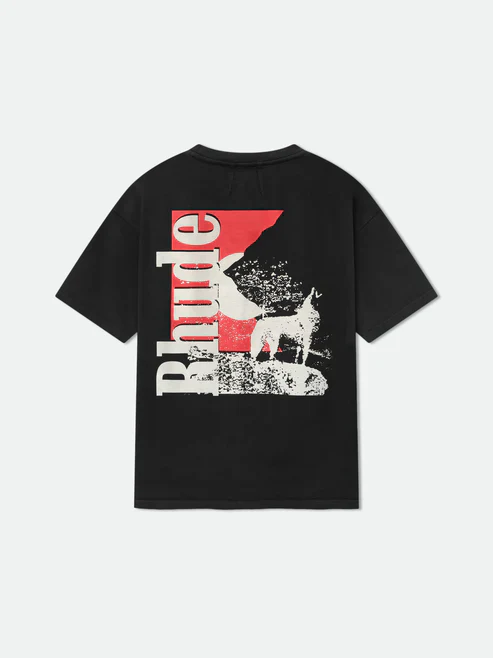Rhude Moonlight Wolf Pocket Tee - Image 2