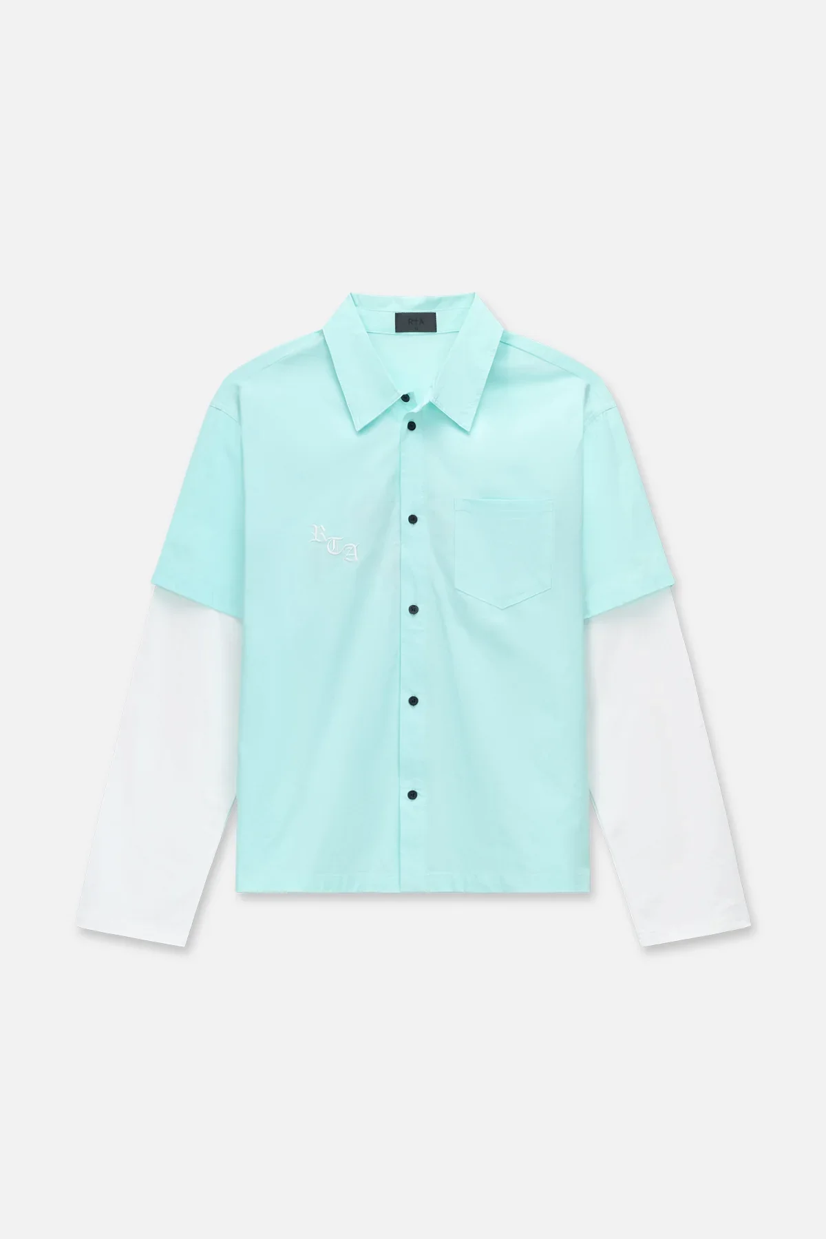 RTA Erik Shirt With Contrast Sleeves