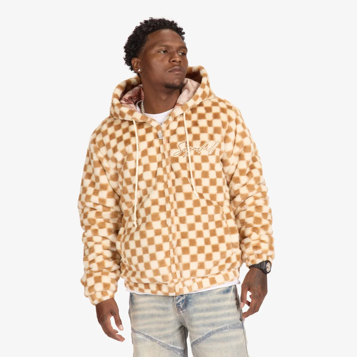 Sugarhill Magnus Fur Hoodie - Image 4
