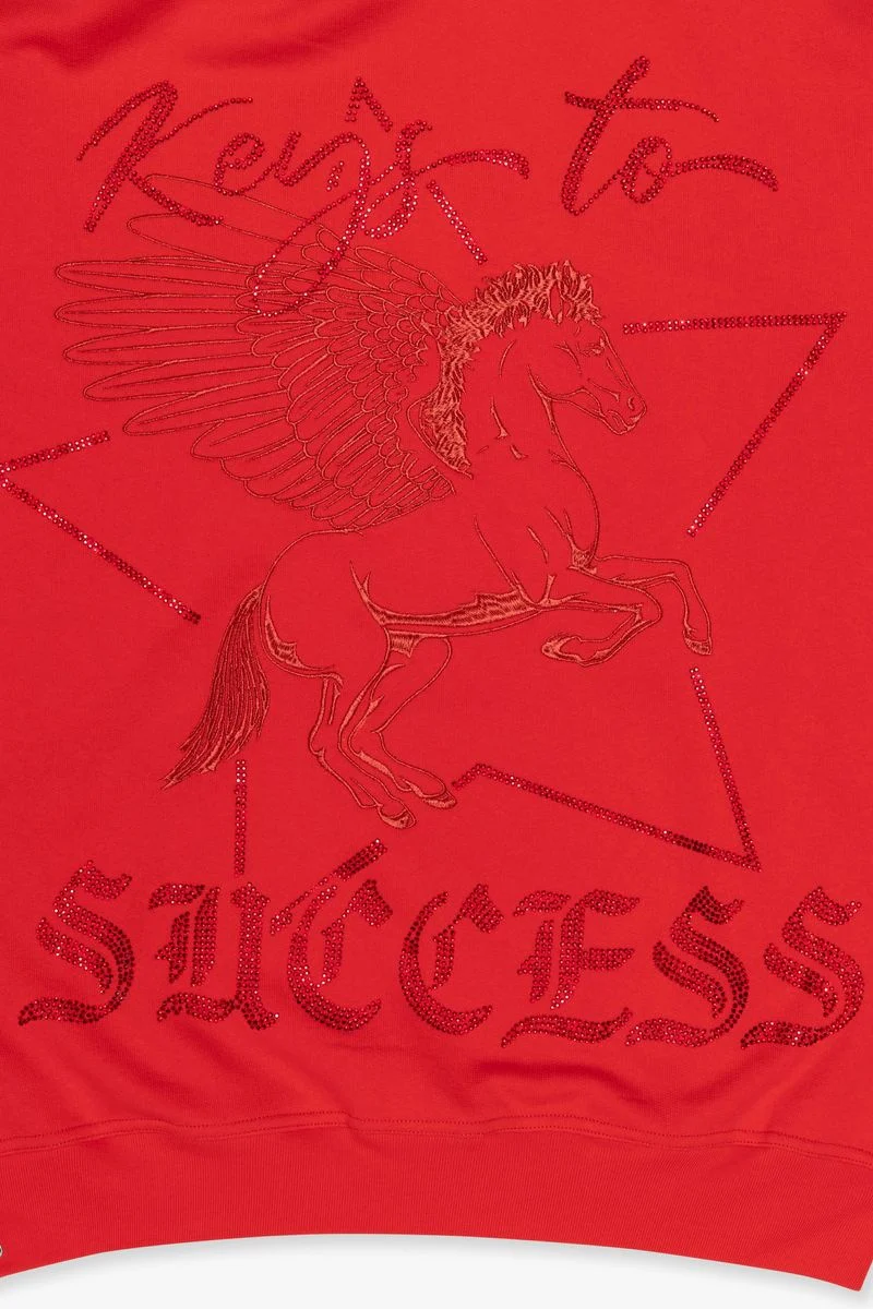 Valabasas Equus Hoodie 'Red' - Image 4