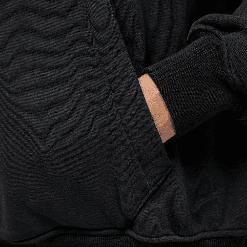 Wmns Air Jordan Flight Club Fleece Quarter Zip Hoodie - Image 5