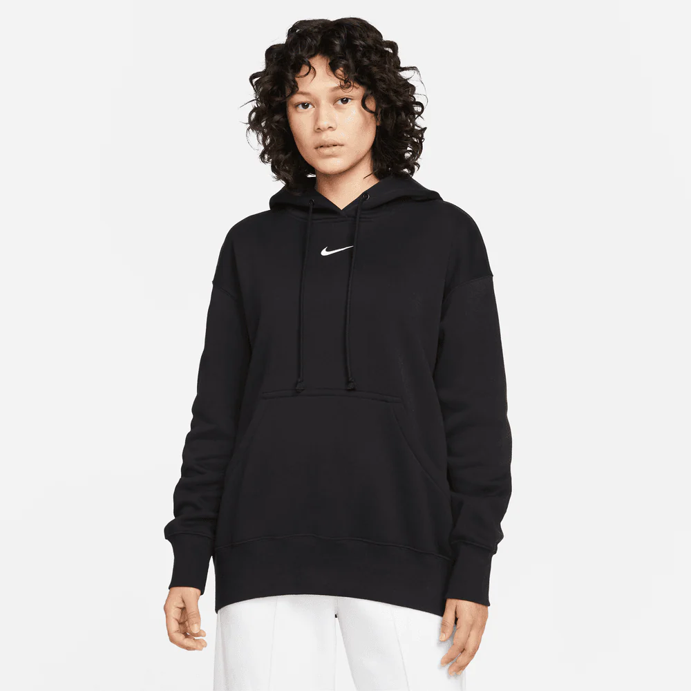 Wmns Nike Phoenix Fleece Oversized Hoodie 'Black/Sail'