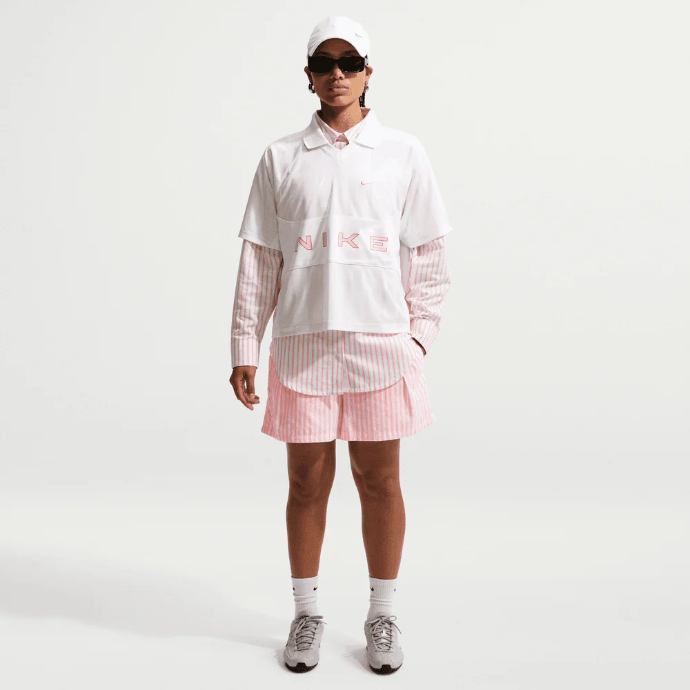 Wmns Nike Sportswear Chill Poplin Loose Stripe Shorts