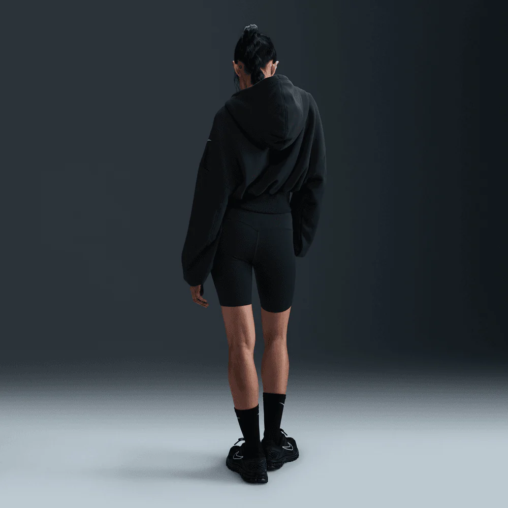 Wmns Nike Sportswear Oversized Cropped French Terry Pullover Hoodie - Image 3
