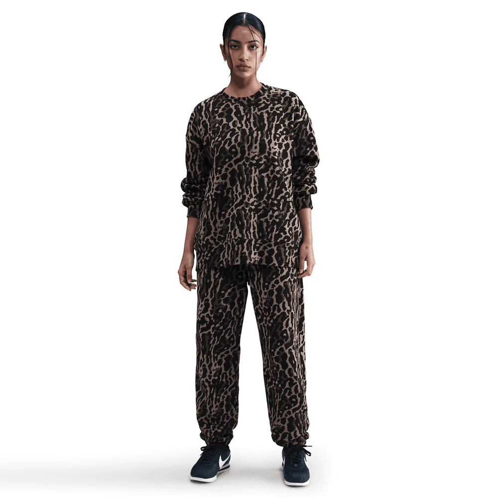 Wmns Nike Sportswear Phoenix Fleeve High-Waisted Oversized Printed Sweatpants
