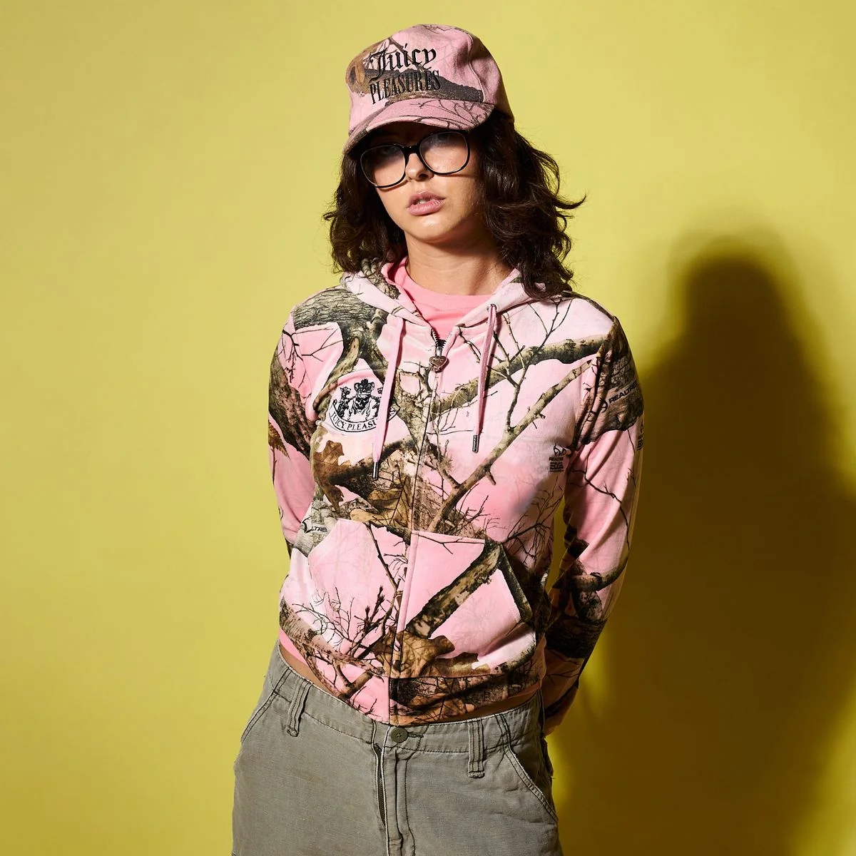 Wmns Pleasures x Juicy Couture Realtree Velour Hoodie - Image 3