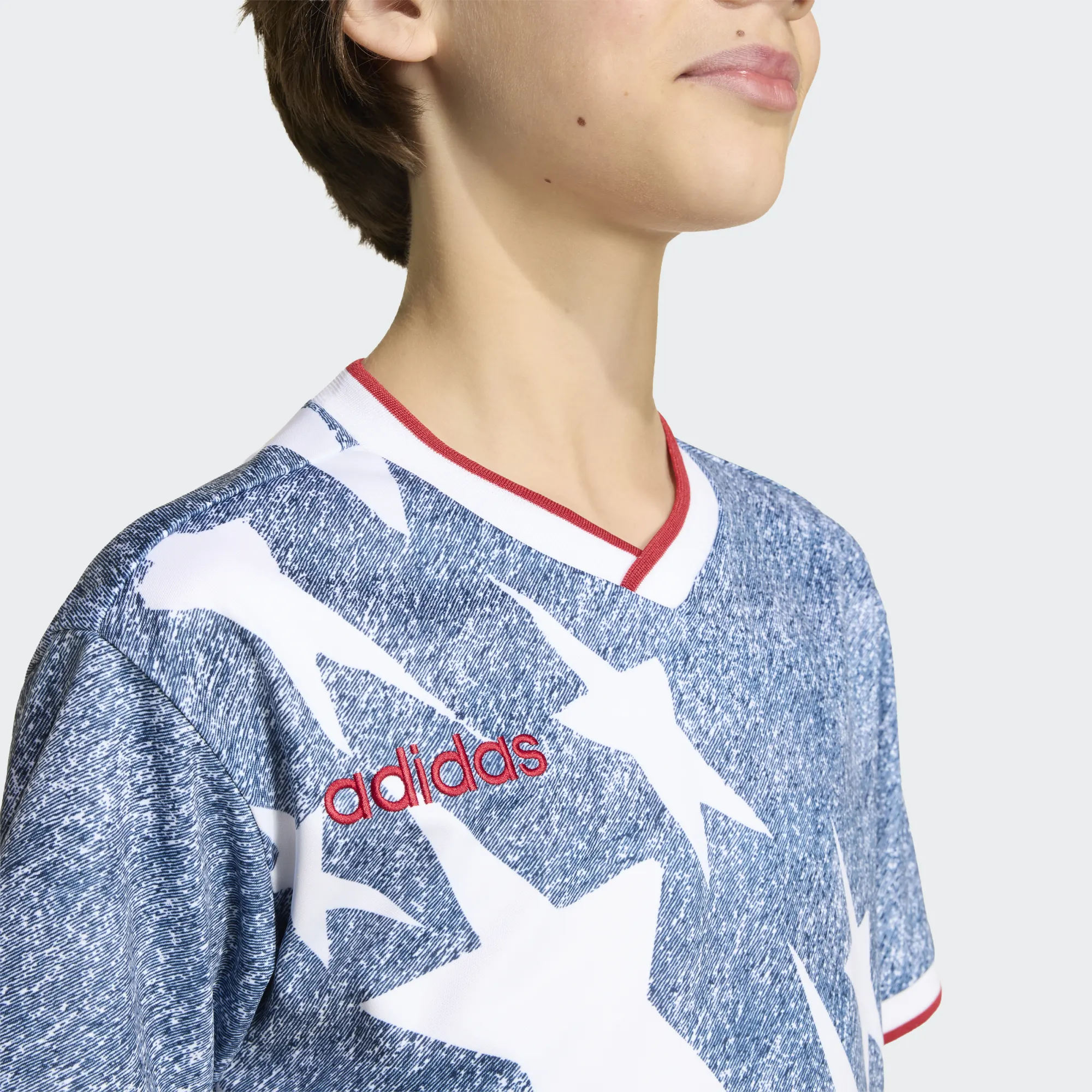 Youth Adidas Denim Graphic Jersey - Image 5